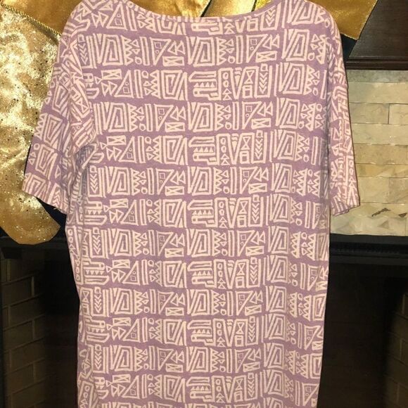 Lularoe Irma Lavender Tunic Shirt XXS - Picture 2 of 2
